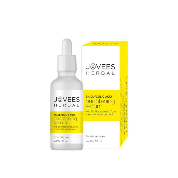 Jovees Herbal 5% Glycolic Acid Brightening Skin Serum with 5% Niacinamide