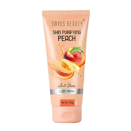 Swiss Beauty Skin Purifying Clay Mask – Peach Clay Mask, Face Care, 100gm