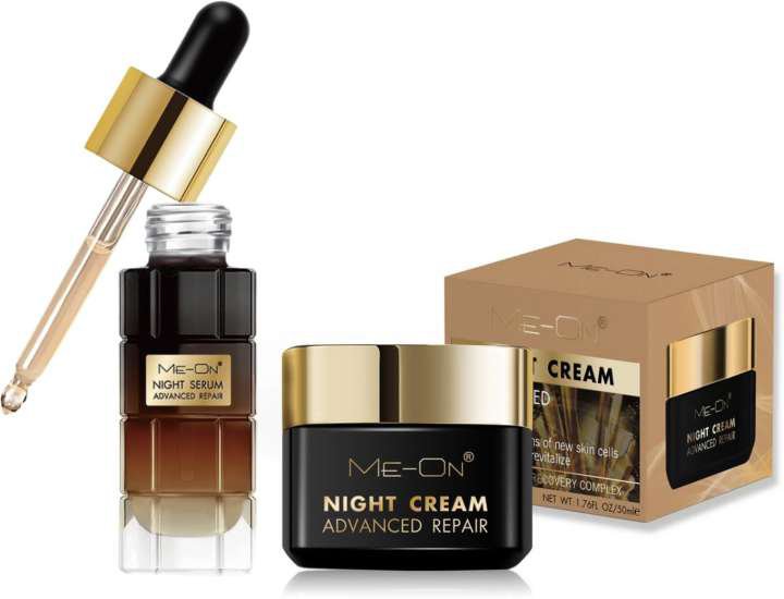 Me-On Night Cream and Night Serm Combo